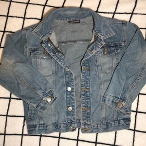 Faded glory Denim Jacket Zip up